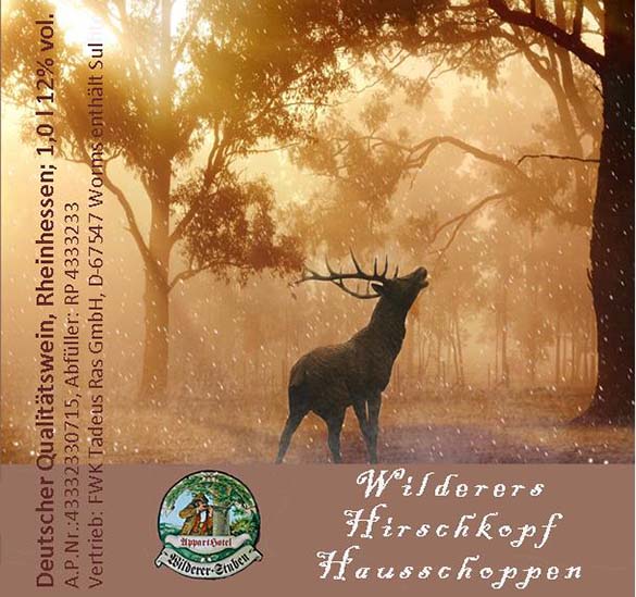 Individuelles Weinetikett gestalten