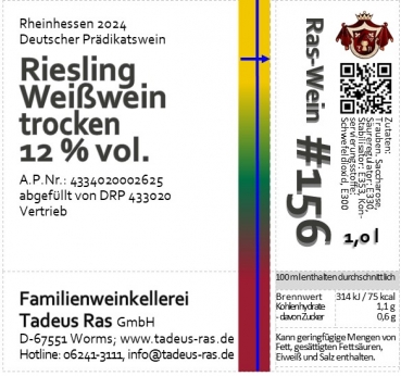 Riesling Weisswein trocken 2024