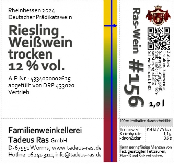 Riesling Weisswein trocken 2024